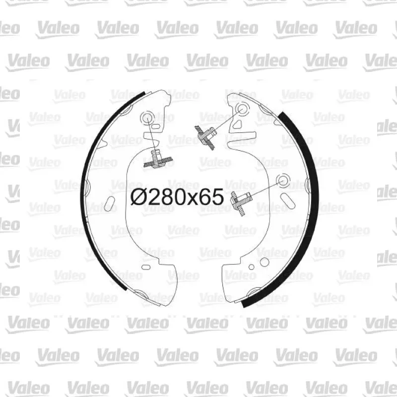 Fren Pabuçlu Balata Arka VALEO 562636 – Renault / Ford