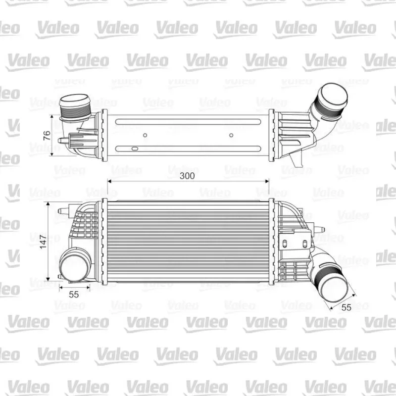 Turbo Radyatörü VALEO 818620 – Peugeot / Citroen
