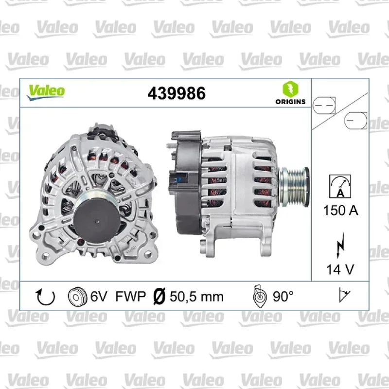Alternatör VALEO 439986 – Audi A4