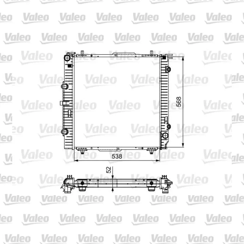 Su Radyatörü VALEO 732459 – Mercedes-Benz G 350 / G 400