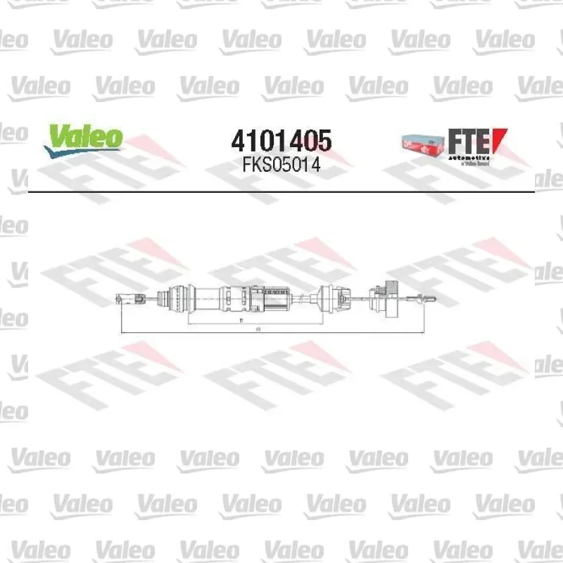Debriyaj Teli VALEO 4101405 – Peugeot / Citroen