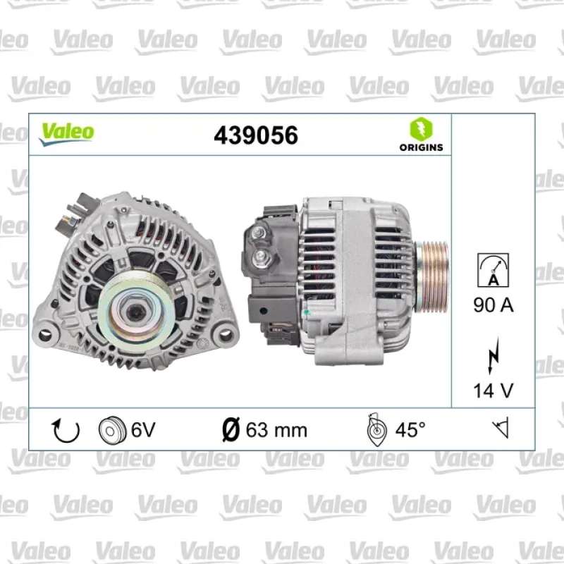 Alternatör VALEO 439056