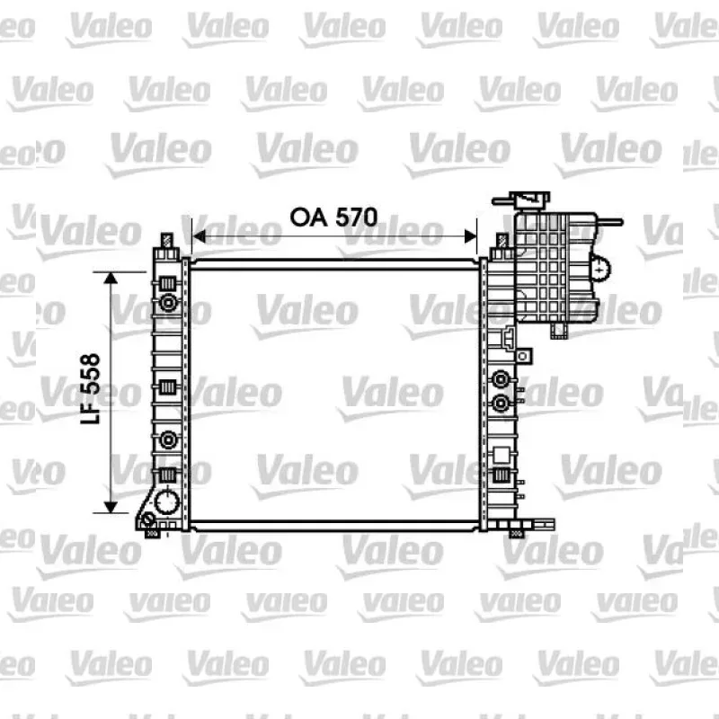Su Radyatörü VALEO 734806 – Mercedes-Benz Vito