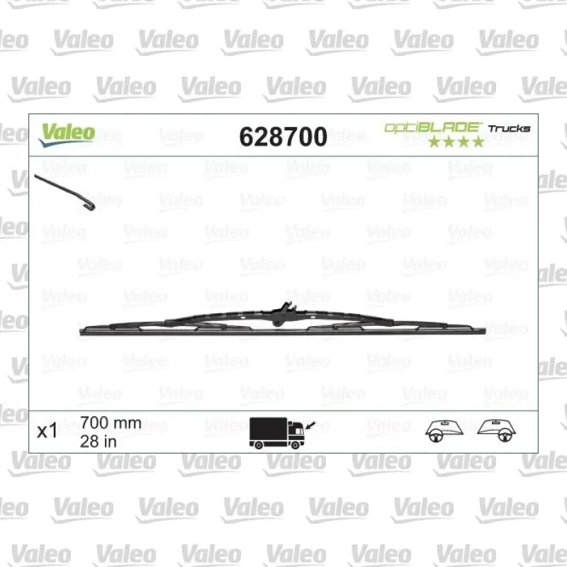 Silecek Süpürgesi Ön 700 mm - 28 inç VALEO 628700 – Ford Transit