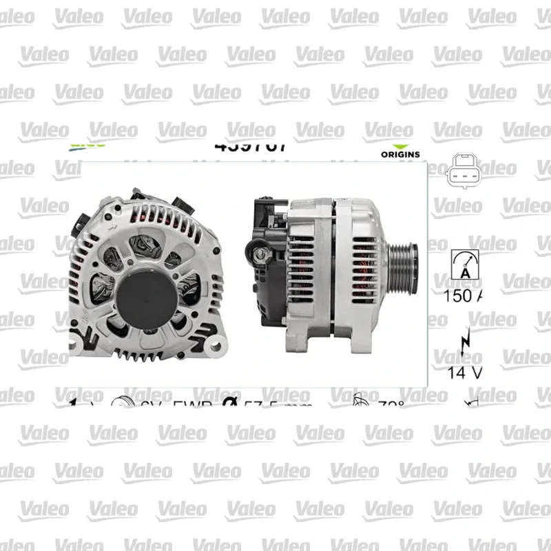 Ford Fiesta 1.4 TDCi Alternatör – VALEO 439767