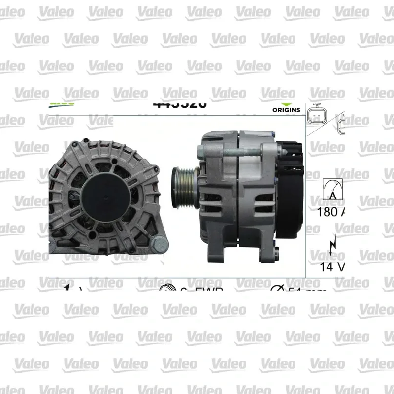 Alternatör VALEO 443526