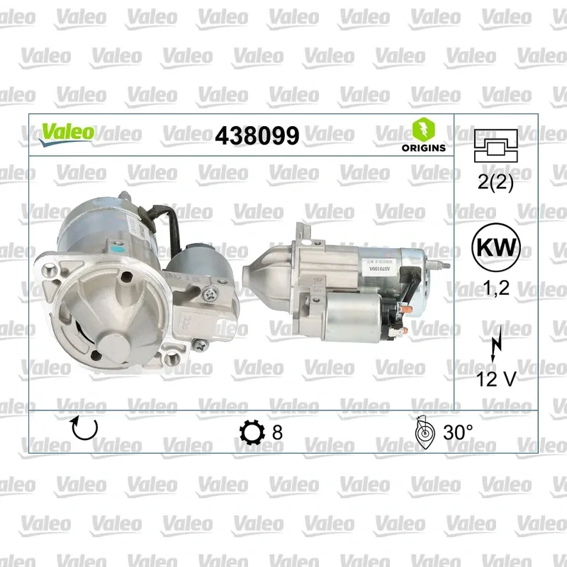 Marş Dinamosu VALEO 438099 – Hyundai / Kia