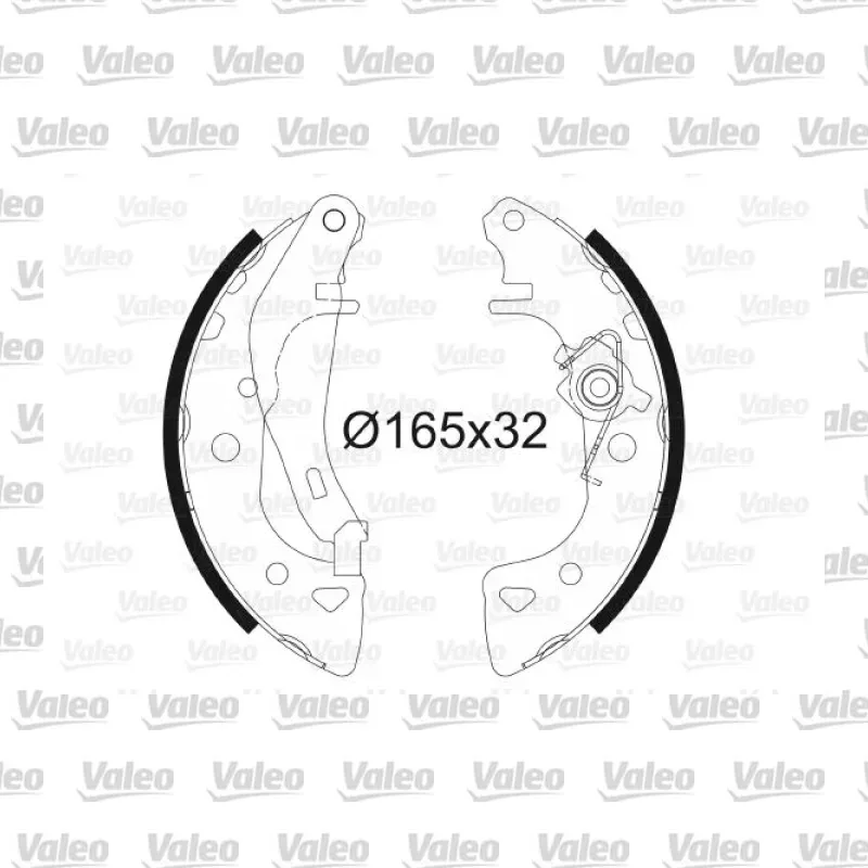 Fren Pabuçlu Balata Arka VALEO 562044 – Peugeot / Citroen