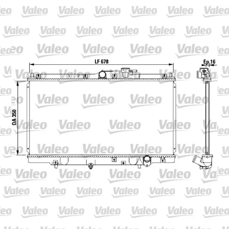 Honda Accord 2.2 i-VTEC Su Radyatörü – VALEO 731471