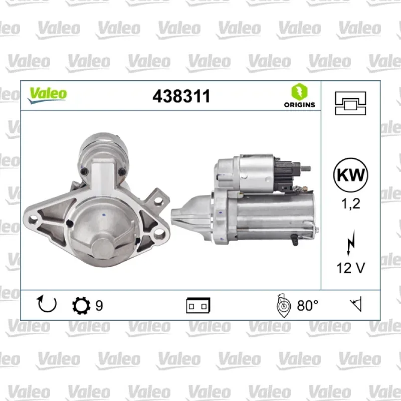 Citroën C1 1.0 VTi Marş Dinamosu – VALEO 438311