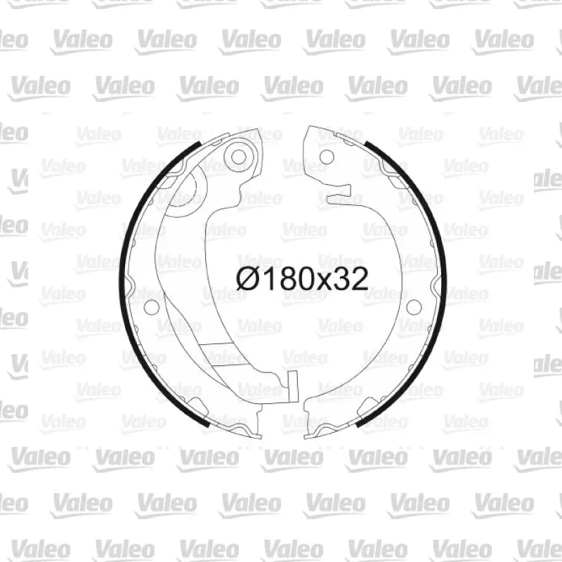 Fren Pabuçlu Balata Arka VALEO 564183 – Toyota Corolla