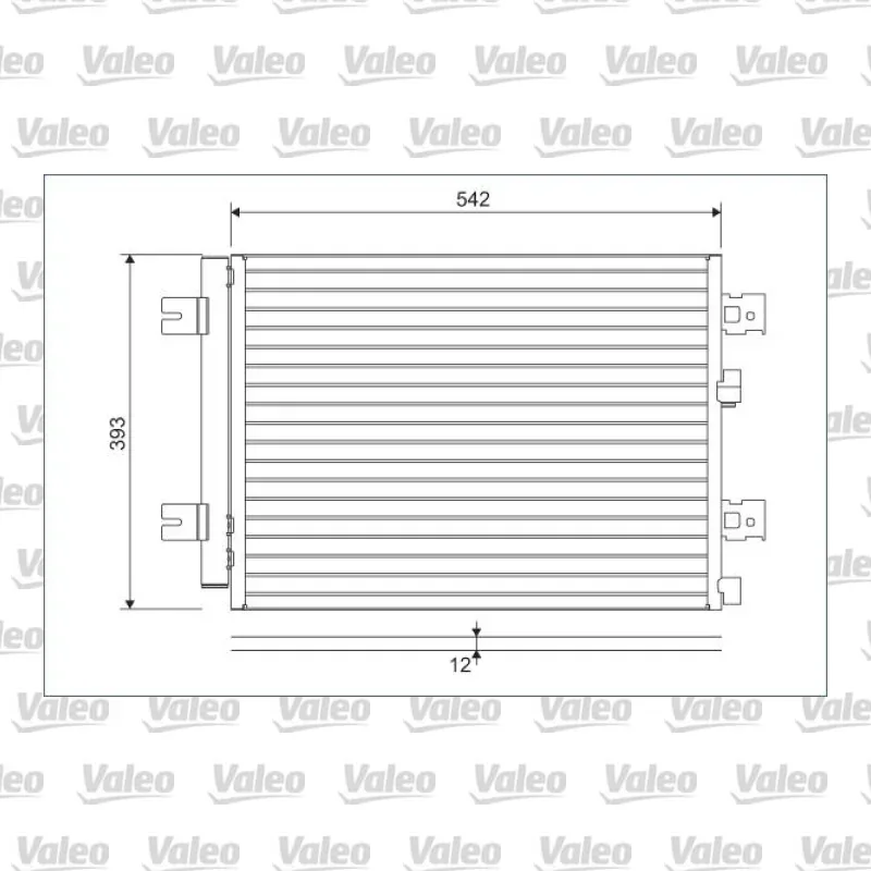 Klima Radyatörü VALEO 814077 – Dacia Logan