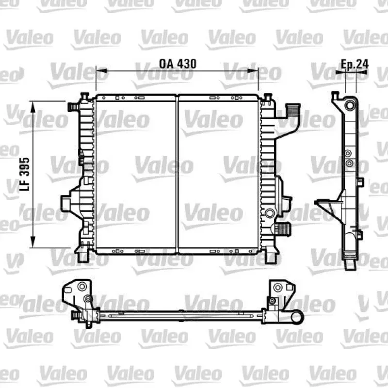 Renault Twingo 1.2 Su Radyatörü – VALEO 732819