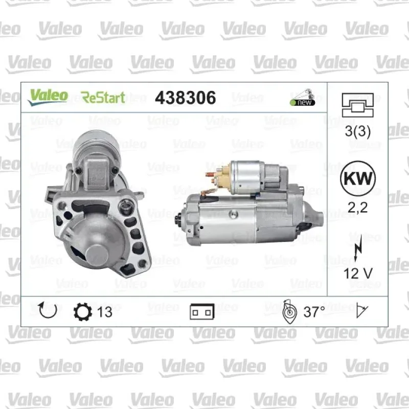 Marş Dinamosu VALEO 438306 – Volvo V70