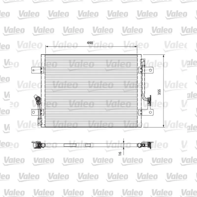 Fiat Palio 1.2 Klima Radyatörü – VALEO 818066
