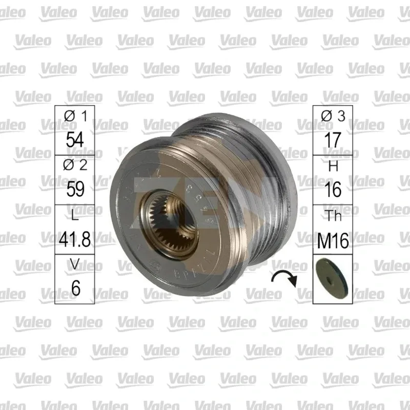Alternatör Kasnağı VALEO 595374