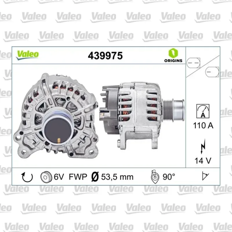 Alternatör VALEO 439975