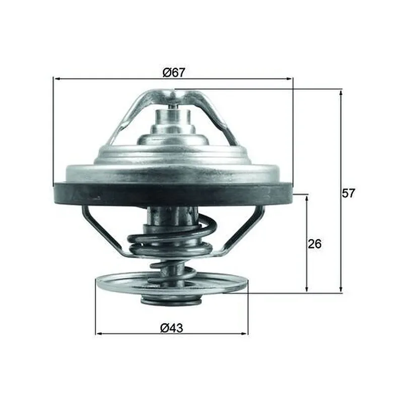 Su Termostatı MAHLE TX 158 87 – MAN TGS / TGX