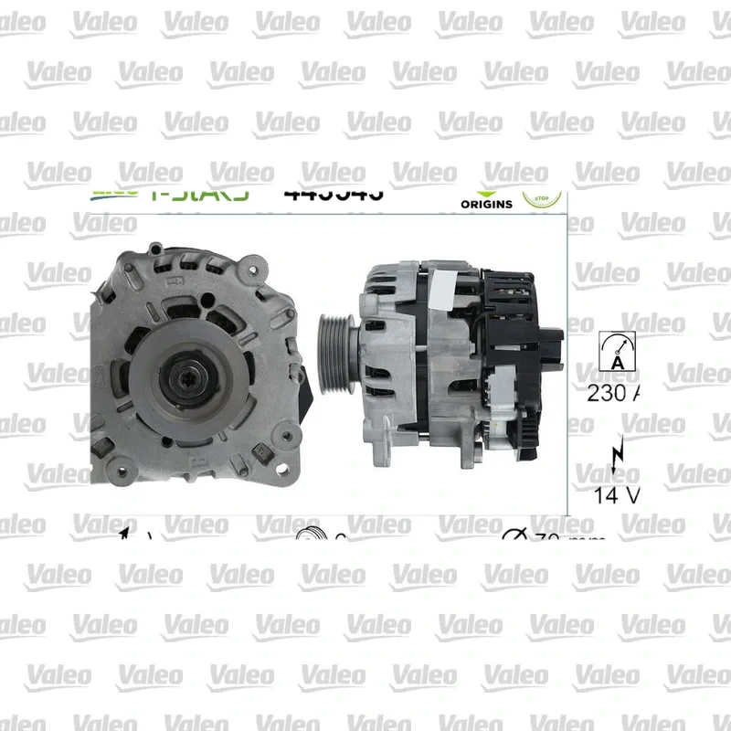 Alternatör VALEO 443543 – Audi A4