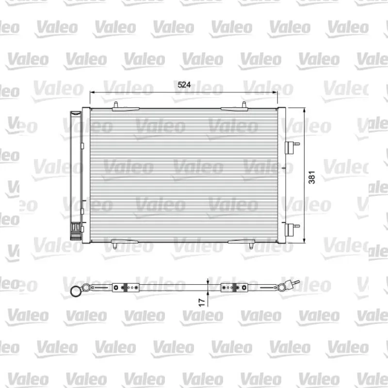 Klima Radyatörü VALEO 814406 – Peugeot / Citroen