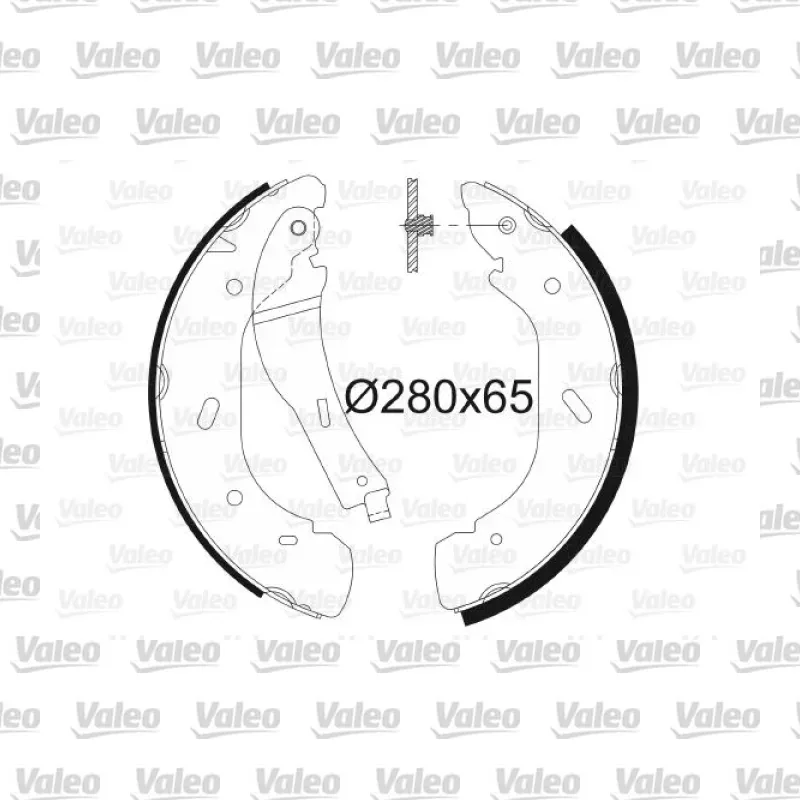 Fren Pabuçlu Balata Arka VALEO 564012 – Ford Transit