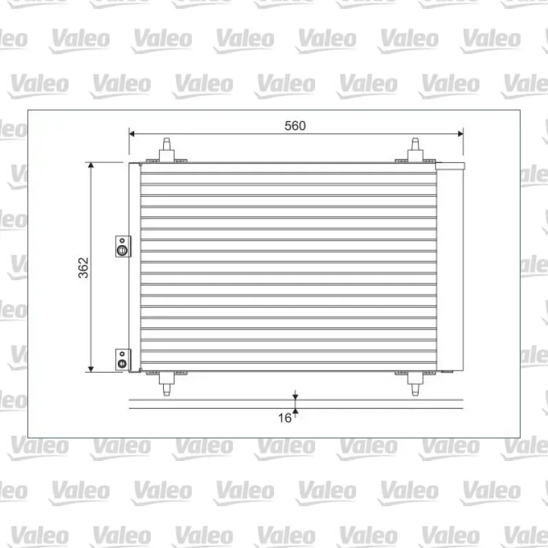 Klima Radyatörü VALEO 814080 – Peugeot / Citroen