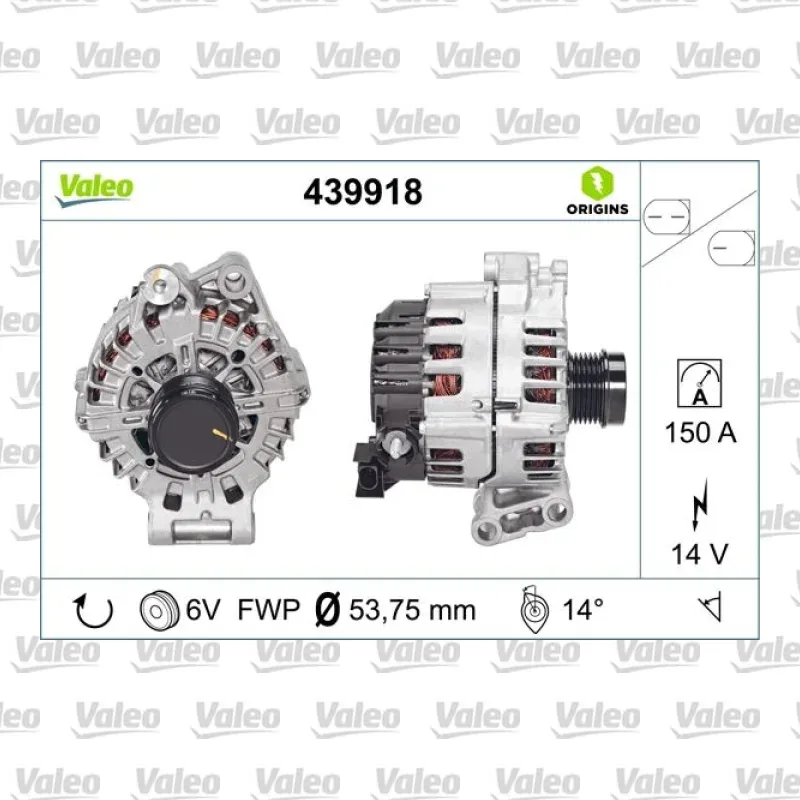 Alternatör VALEO 439918 – Volvo V70