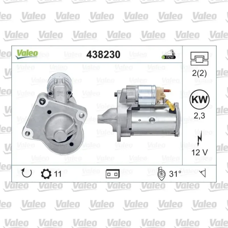 Marş Dinamosu VALEO 438230 – Ford / Volvo