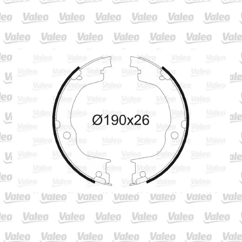Fren Pabuçlu Balata Arka VALEO 564163 – Chevrolet Captiva