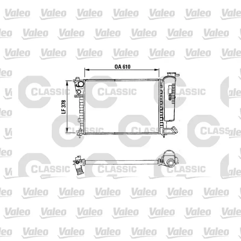 Su Radyatörü VALEO 230630 – Ford Fiesta / B-Max