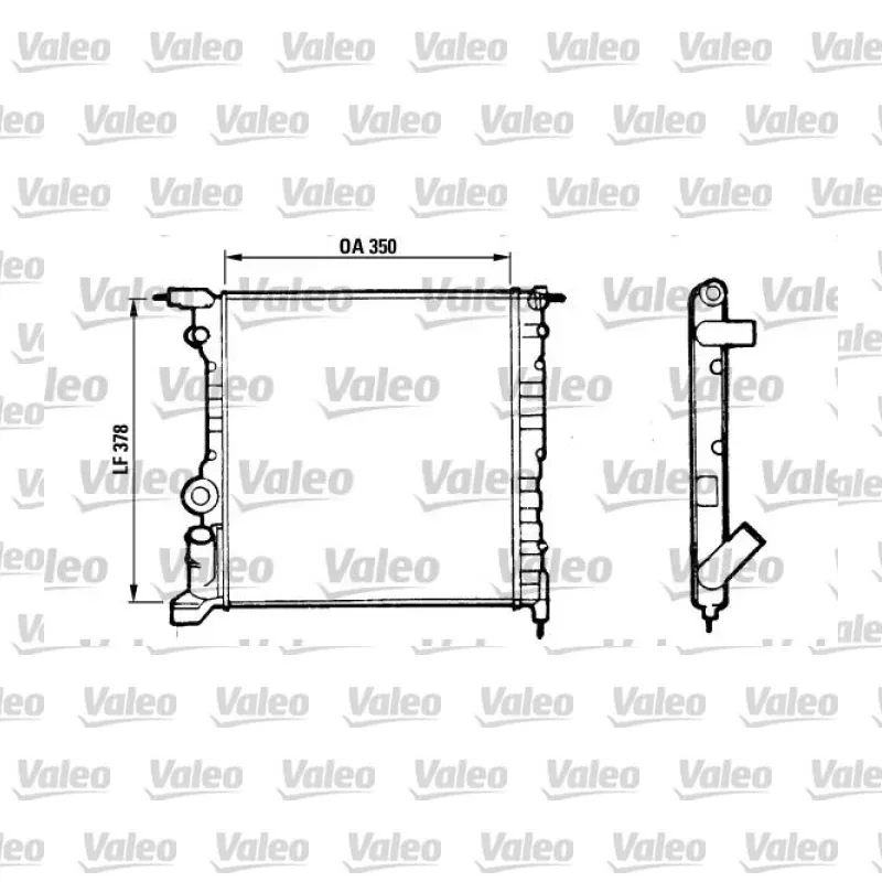 Renault Clio 1.2 Su Radyatörü – VALEO 816656