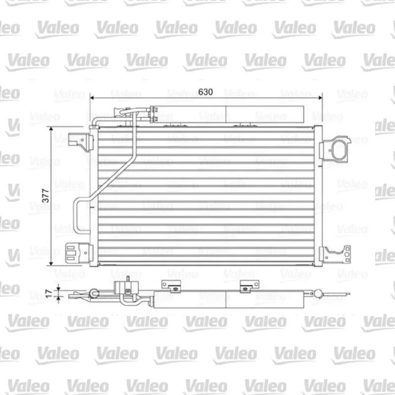 Klima Radyatörü VALEO 814423 – Mercedes-Benz C 200