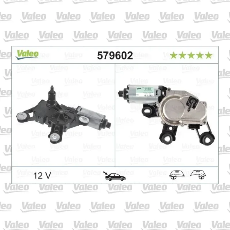 Silecek Mekanizma Motoru Arka VALEO 579602 – Audi A4 / A6