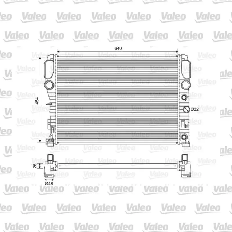 Su Radyatörü VALEO 701575 – Mercedes-Benz E 200