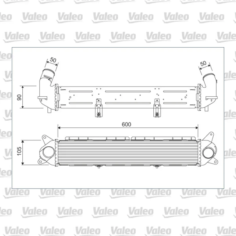 Turbo Radyatörü VALEO 822928 – Hyundai / Kia