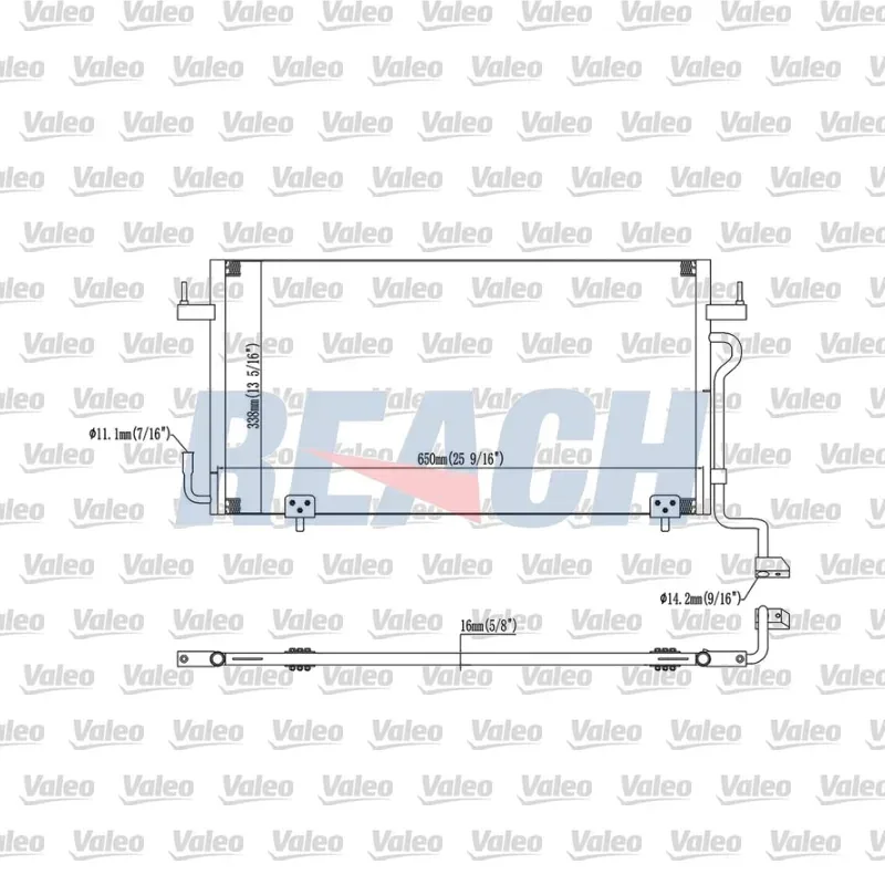 Klima Radyatörü VALEO 816984 – Peugeot / Citroen