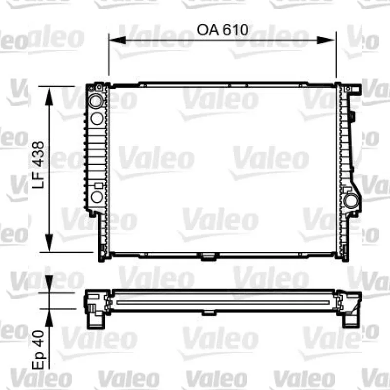 BMW M5 3.8 Su Radyatörü – VALEO 734615