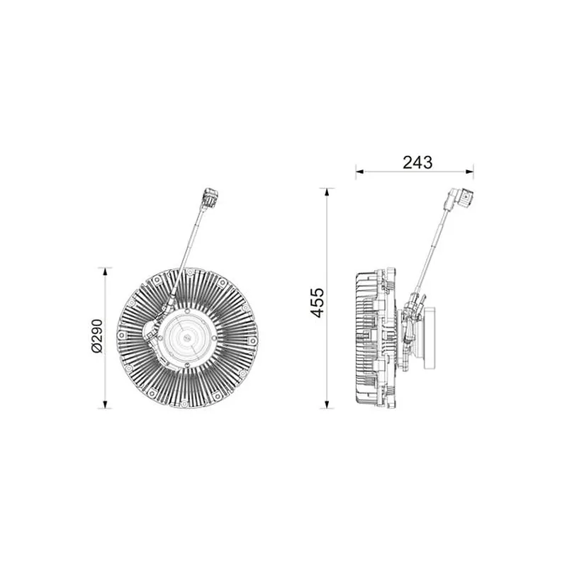 Fan Kavraması MAHLE CFC 322 000P – Volvo FH