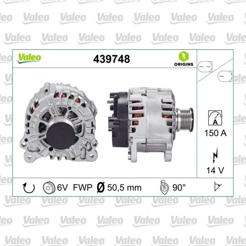 Alternatör VALEO 439748 – Audi A4