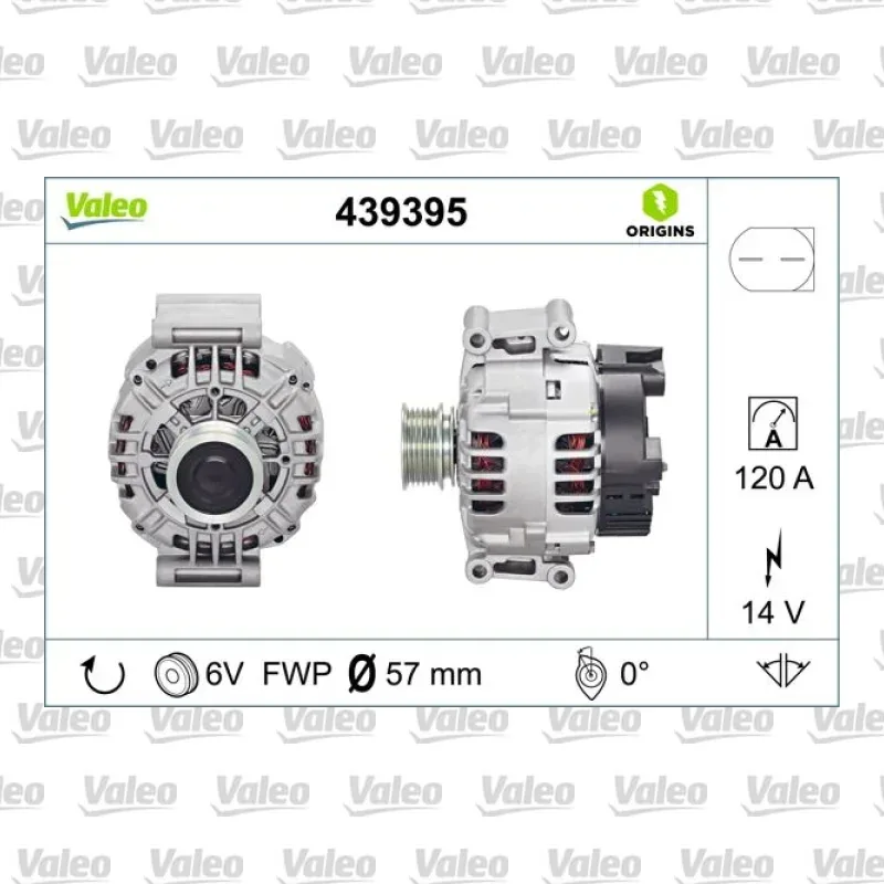 Alternatör VALEO 439395