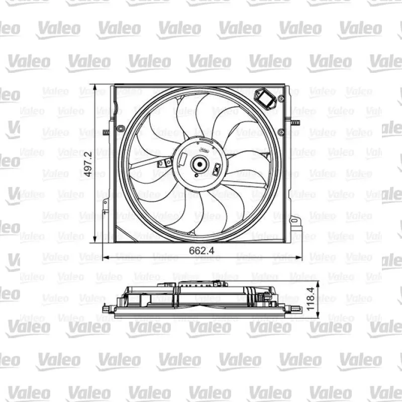 Radyatör Fan ve Motoru VALEO 696583 – Renault / Nissan
