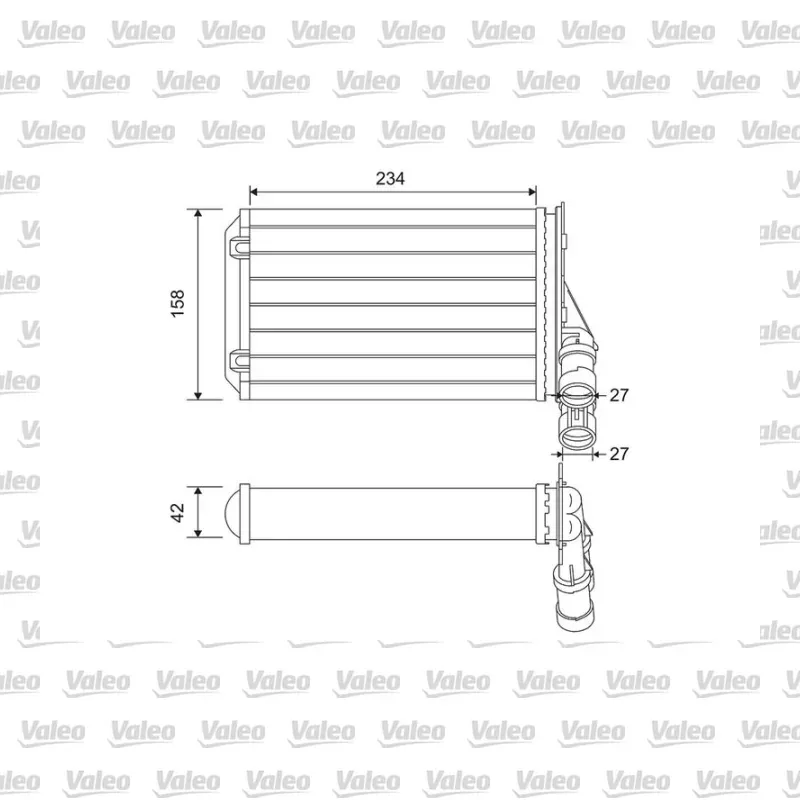 Kalorifer Radyatörü VALEO 812044 – Peugeot / Citroen