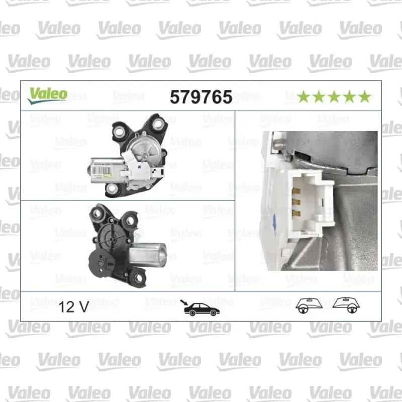 Silecek Mekanizma Motoru Arka VALEO 579765