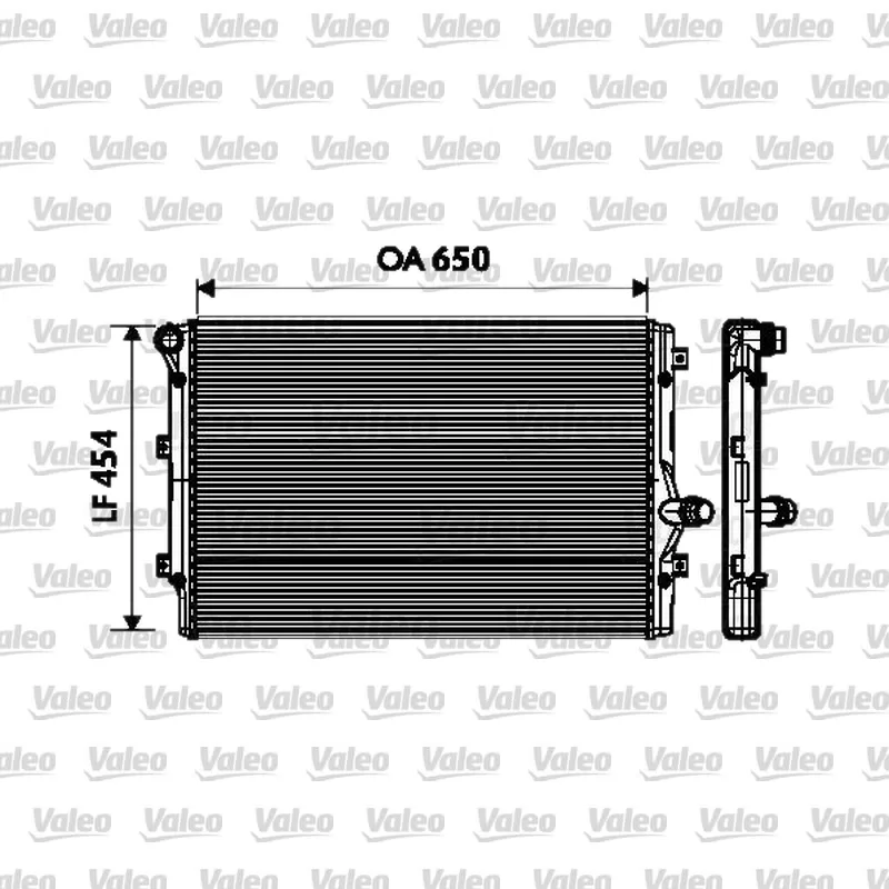 Su Radyatörü VALEO 734333