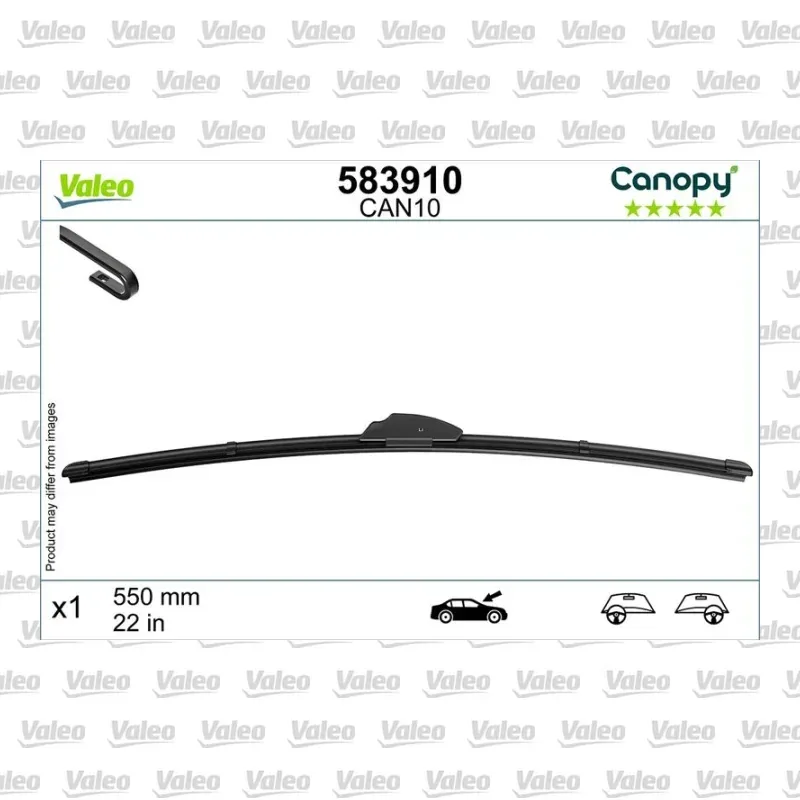 Silecek Süpürgesi Ön 550 mm - 22 inç VALEO 583910