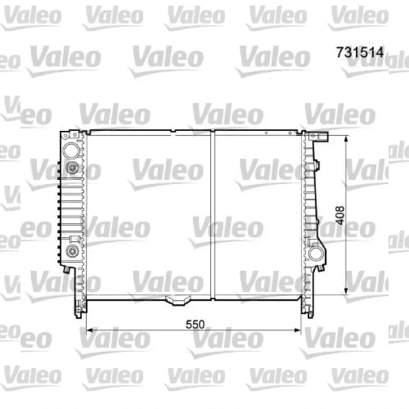 Su Radyatörü VALEO 731514 – BMW 325d / M3