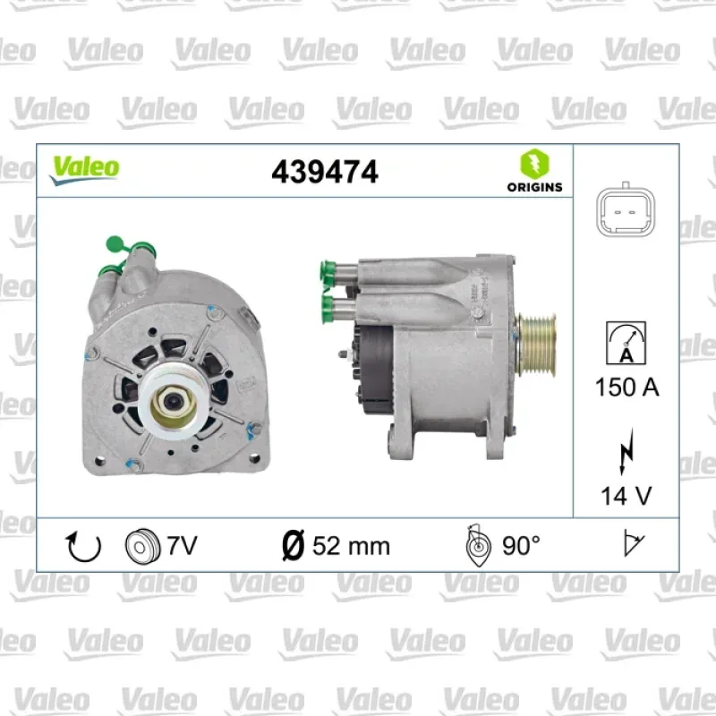 Alternatör VALEO 439474 – Renault Megane / Scenic