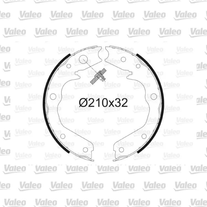 Fren Pabuçlu Balata Arka VALEO 564009 – Opel Frontera