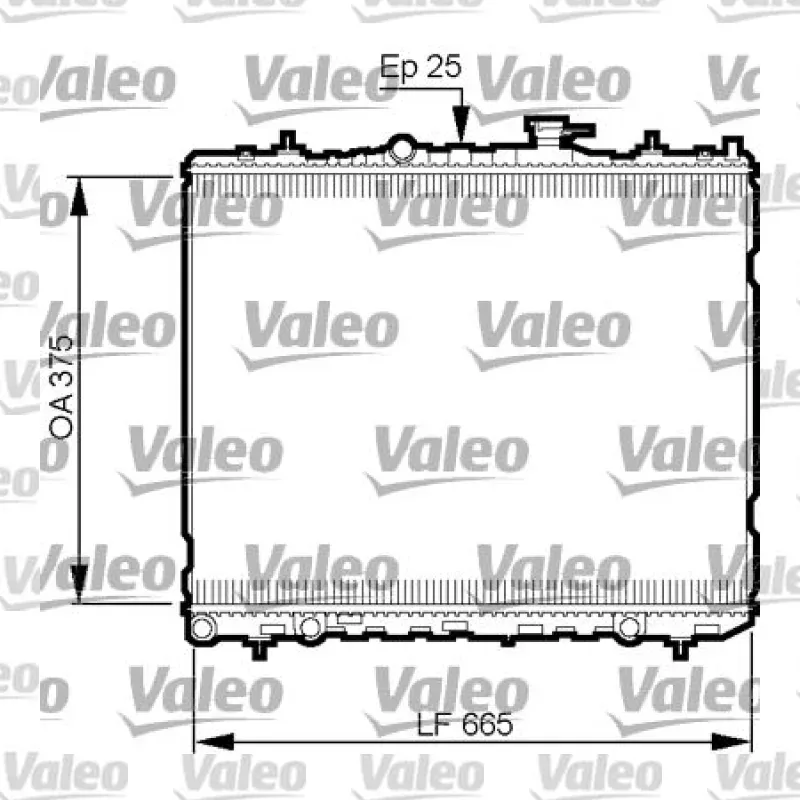 Su Radyatörü VALEO 735509 – Kia Cerato 1.6 / 2.0