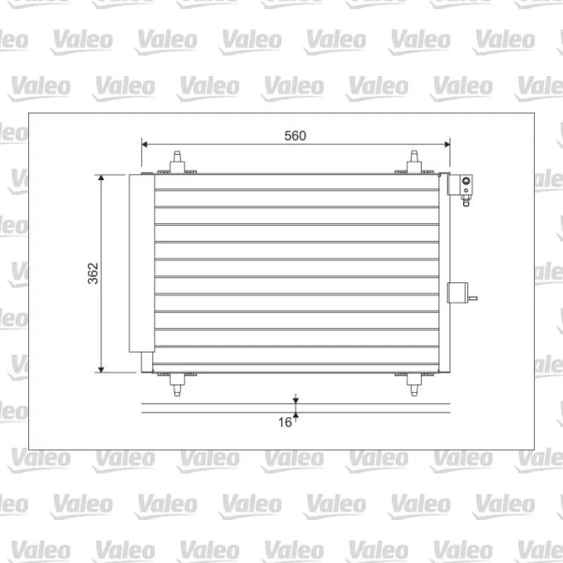 Klima Radyatörü VALEO 817508 – Peugeot / Citroen